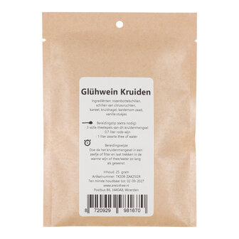 Gluhwein Kruiden
